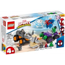 LEGO® Marvel Spidey And His Amazing Friends Halko susirėmimas su raganosio sunkvežimiu 10782